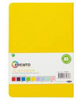 A5 NOTEBOOK PREMTO SUNSHINE