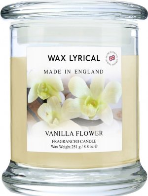 VANILLA FLOWER  FRAGRANCE CANDLE (GLASS) - UP TO 45 HRS