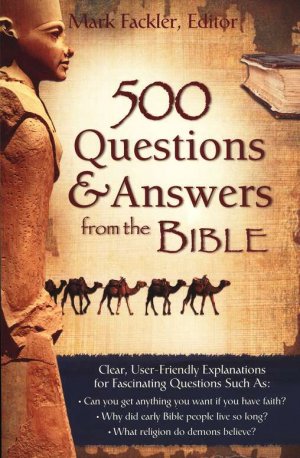 500 Questions And Answers From The Bible Paperback Book