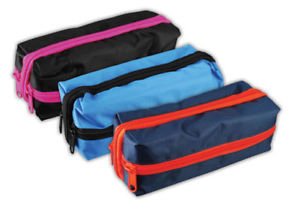 CRISS CROSS RECTANGULAR PENCIL CASE (BLACK)