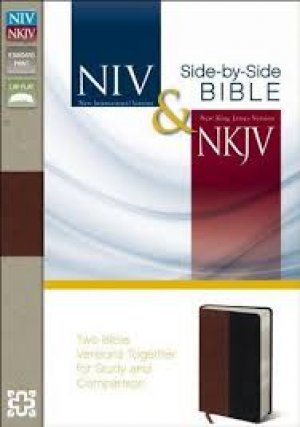 NIV and NKJV Side-by-Side Bible RUSSET/BLK