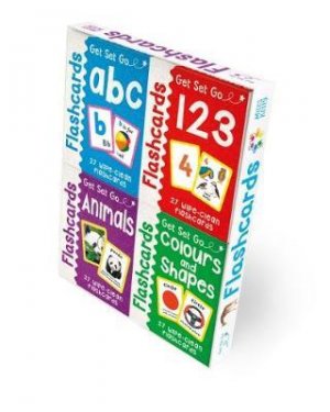 FIRST FUN FLASHCARDS - 4 IN 1 BOX SET