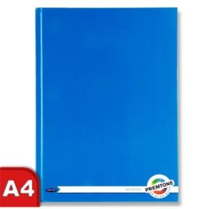 A4 160PG PREMTONE HARD COVER-BLUE