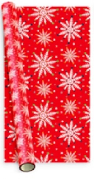GIFTWRAP-5MTR PAPER FESTIVE FUN (WHITE BLAST)