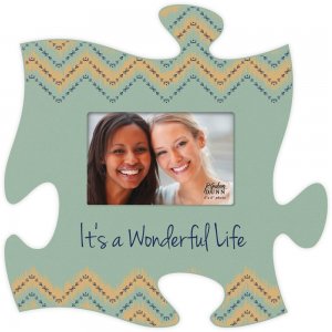 Puzzle Photo Frame: Wonderful Life -(12"x 12")
