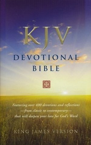 KJV - DEVOTIONAL BIBLE HARDCOVER