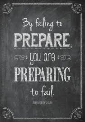 By failing to prepareâ€¦(13 3/8" x 19")