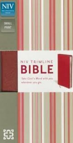 NIV Trimline Bible- CHERRY/CHERRY