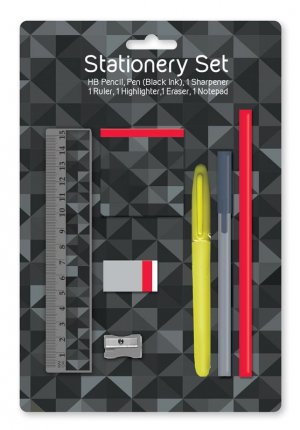 ST-GEOT-STATIONERY SET - GEOMETRIC
