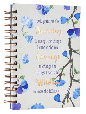 Watercolor Collection Serenity Prayer Hardcover Journal