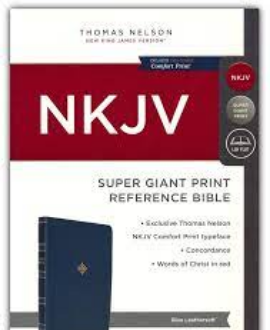 NKJV-SUPER GIANT PRINT REFERENCE BIBLE