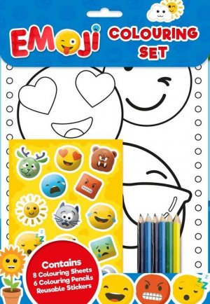 EMOJI COLOURING SET