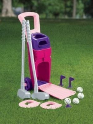 Plastic Toys Girls' Junior Golf Set