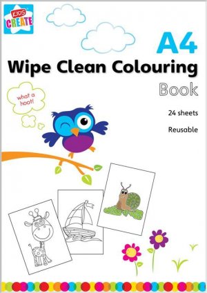 WIPE CLEAN COLOURING BOOK (DAGD)