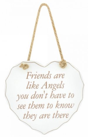 FRIENDS ARE LIKE ANGELS HEART FRAME