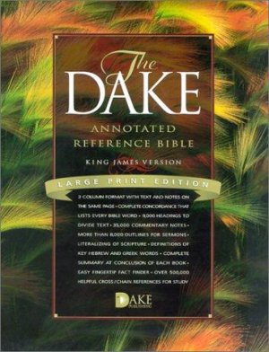 KJV-DAKE REF.BIBLE,L/P-BURG