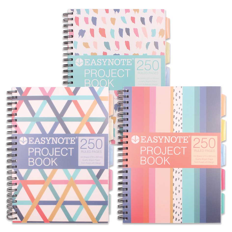 Project Book - A4 Twin Wiro PP Cover - 250