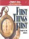 FIRST THINGS FIRST (CD)