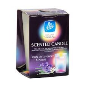 SCENTED CANDLE: COLOUR CHANGING (Fleurs de Lavender & Neroli)