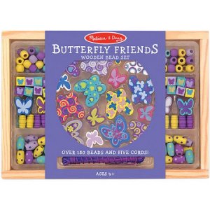 BUTTERFLY FRIENDS WOODEN BEAD SET