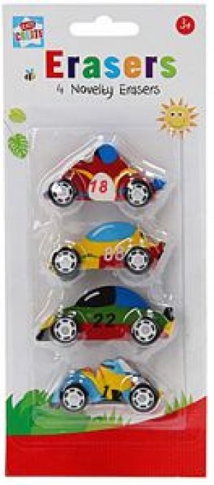 RACE CAR ERASERS