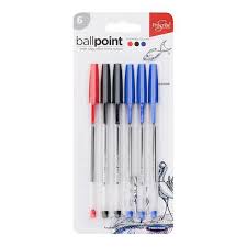 6 BALL POINTS PENS