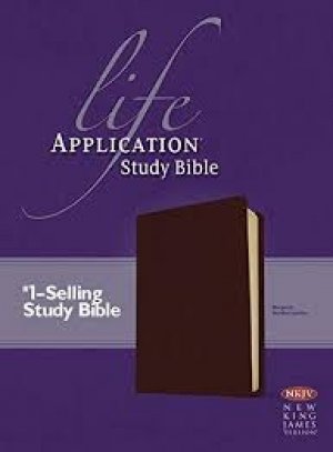 NKJV-LIFE APPLICATION STUDY BIBLE, BURGUNDY