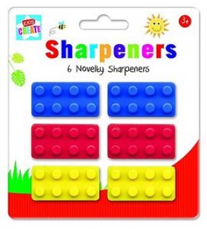 6 NOVELTY SHARPENERS