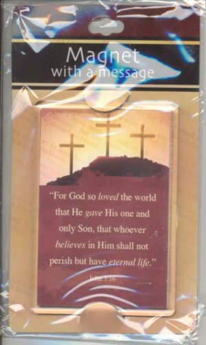 MAGNET WITH A MESSAGE (JOHN 3:16)