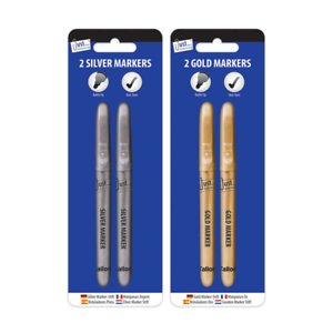 2 GOLD MARKERS