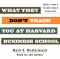 BZ-CD-WHAT/DON'T TEACH/HARVARD
