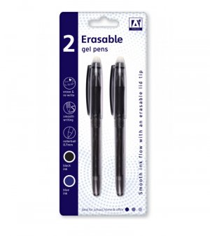 2 ERASABLE GEL PENS
