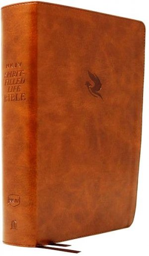 NKJV Comfort Print Spirit-Filled Life Bible, Third Edition, Imitation Leather, Brown