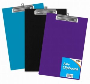 A4 CLIPBOARD MATERIAL- ASSTD