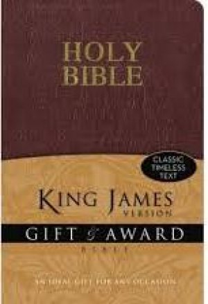 King James Version Gift & Award Bible, Burgundy