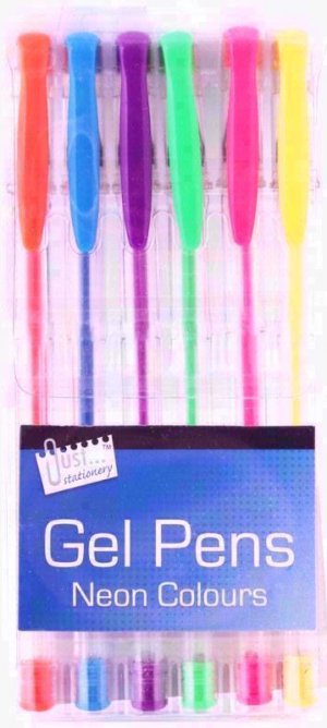 6 GEL PENS