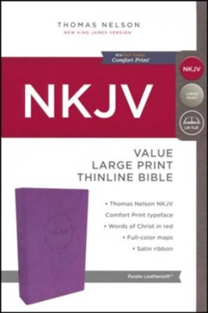 NKJV: VALUE LARGE PRINT THINLINE BIBLE
