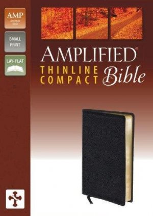 Amplified Thinline Bible Compact BLK