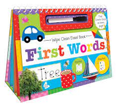 First Words Wipe Clean Easel Book