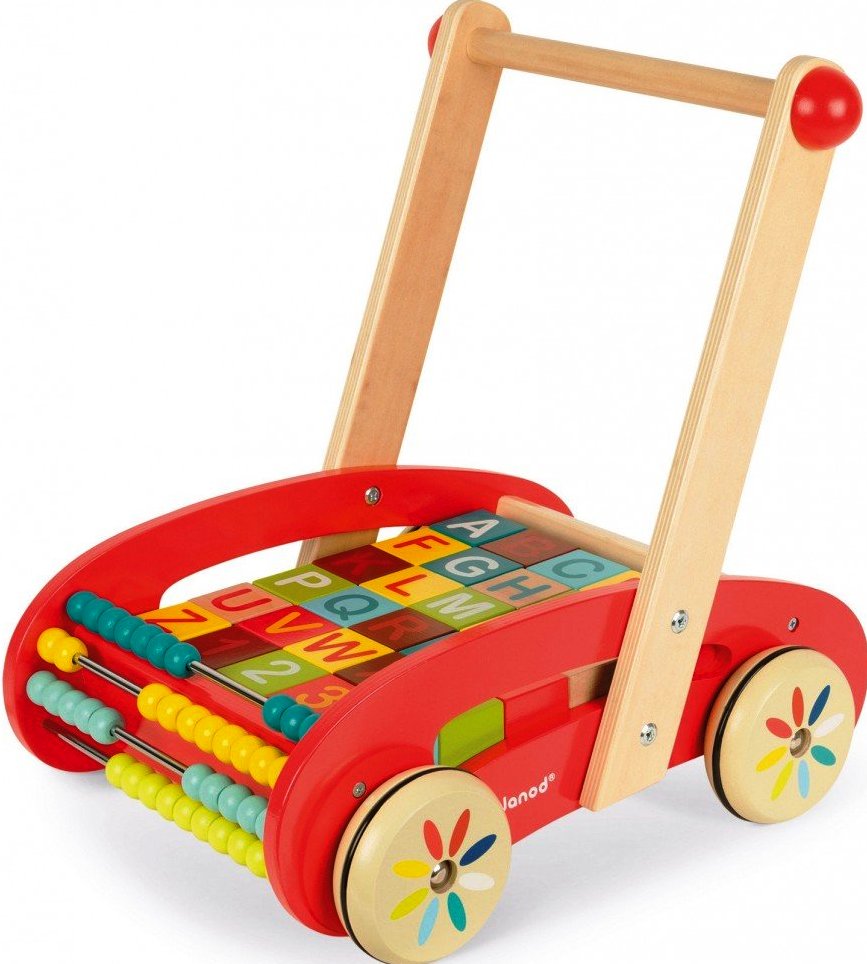 Tatoo ABC Buggy Trolley with 30 Blocks(<4yrs)