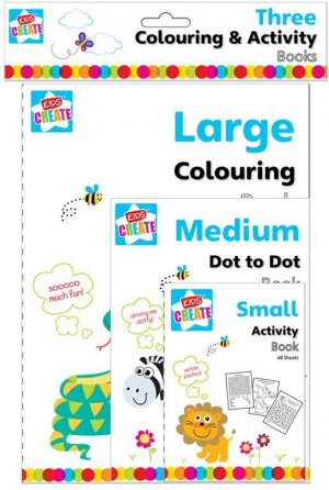 Colouring & Activity Books (3) (DSKO)