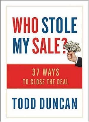 WHO STOLE MY SALE ?