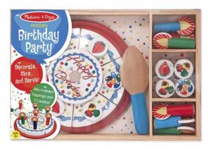 WOODEN BIRTHDAY CAKE