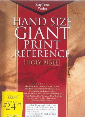 KJV-CONNERSTONE-GIANT PRINT REFERENCE BIBLE-BLACK