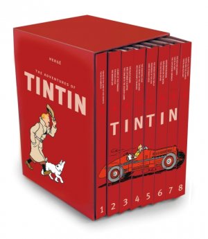 The Complete Adventures of Tintin Collection 8 Books Box Gift Set