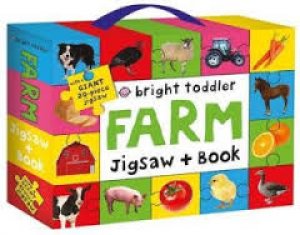 Bright Toddler: Farm Jigsaw and Book Set