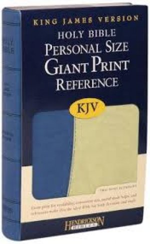Holy Bible: KJV Personal Size Reference Bible, Blue / Green