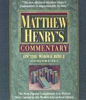 MATHEW HENRY'S COMM.-6 VOL.SET