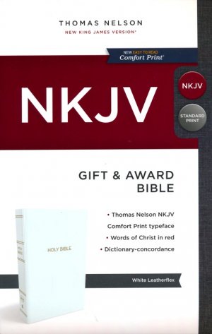 NKJV GIFT AND AWARD BIBLE- WHITE