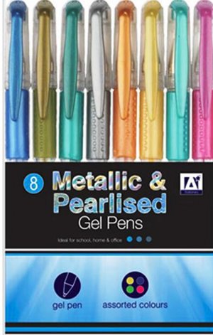 8 METALIC & PEARL GEL (MGU 4)